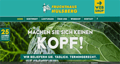 Desktop Screenshot of fruchthaus-hulsberg.de